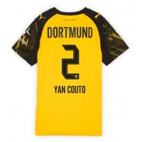 Stroje piłkarskie Borussia Dortmund Yan Couto #2 Koszulka Podstawowej dla damskie 2025-26 Krótki Rękaw